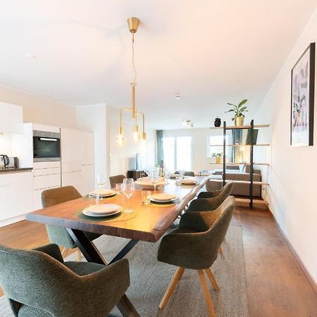 -Zentrale Wohnung-Balkon-Desingerkueche- Билефельд Экстерьер фото